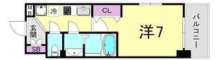 Luxe西長堀の物件間取画像